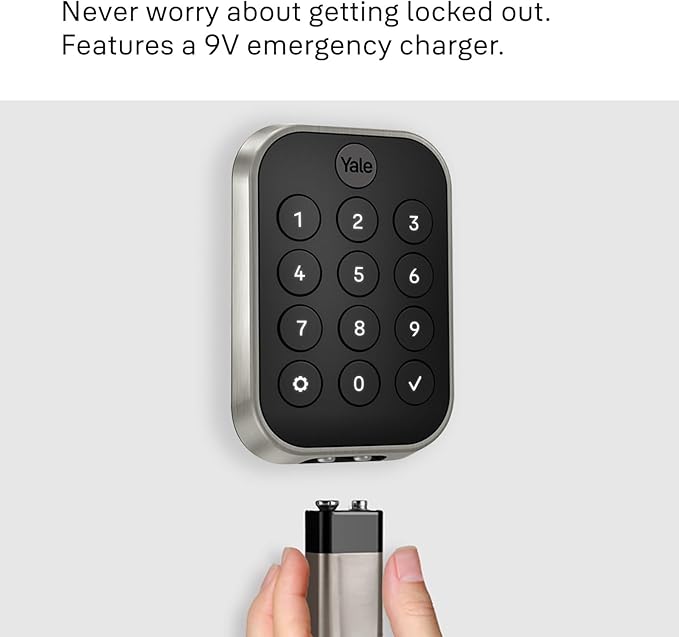 Yale Security Assure Lock 2 with Wi-Fi, Key-Pad, Deadbolt, Satin Nickel