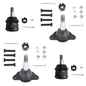 Detroit Axle - Front 4pc Ball Joints for Chevrolet GMC C1500 C2500 Suburban C3500 Express Savana 2500 3500 Yukon Tahoe, 4 Upper
