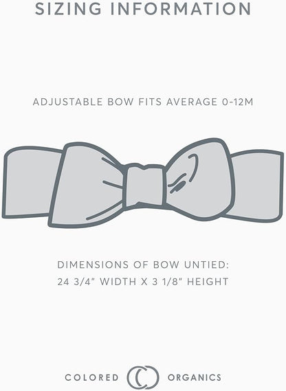 Colored Organics Baby Organic Cotton Hattie Bow Wrap Headband