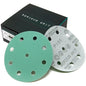 Serious Grit - 5-Inch 9-Hole 150 Grit Sanding Discs - Heavy-Duty Hook & Loop Film Discs - Sandpaper for Random Orbital Sanders - 50 Pack Box