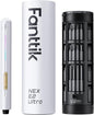 Fanttik E2 Ultra Mini Electric Screwdriver, Cordless Screwdriver, Max 0.6N.m, 50 Magnetic Bits, 5/32'' Hex, Magnetic Storage, Repair Tool for Electronics, Camera, Laptop, and PC Build (White)