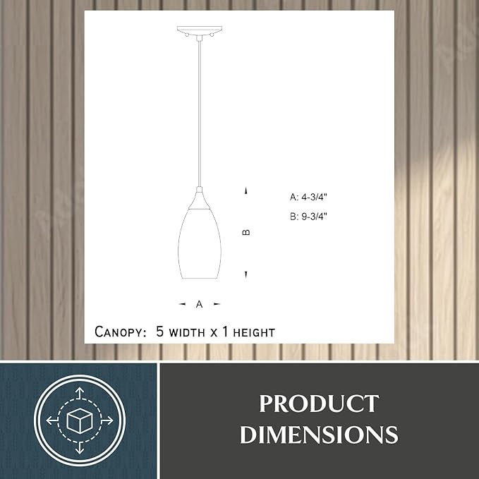 VAXCEL Milano Mini Pendant for Kitchen Island, Oil Rubbed Bronze, Smoky Fire Glass, Dimmable Ceiling Mounted Lighting, Adjustable Height