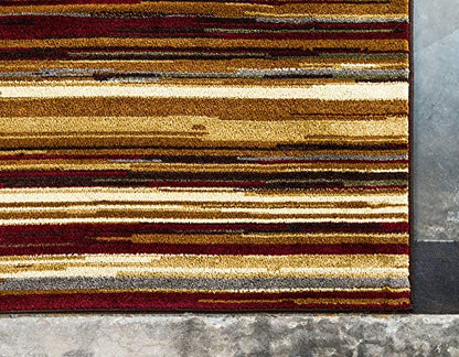 Unique Loom Barista Collection Area Rug - Icatu (8' x 10' Rectangle Beige/Brown) - size: 8' x 10' (Rectangular)