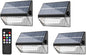 FVTLED Solar Fence Lights Outdoor, RGBW Color Changing Solar Wall Lights Outdoor with Remote Control, Waterproof LED Deck Light for Garden Yard Patio Deck Step Patio Wall (4 Pack)