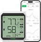 VIVOSUN AeroLab THB1 Wireless Bluetooth Hygrometer Thermometer Indoor, Smart Temperature Monitor, VPD, Digital Humidity Meter, LCD Remote Control & Alert, Data Storage, Dual Channels, Battery Included