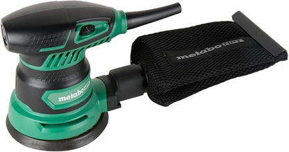 Metabo HPT 5-Inch Random Orbit Finishing Sander, Variable Speed, Palm-Style Comfort Grip, 230W 2.8 Amp Motor, 9,000-13,000 RPM, Dust Collection Hose Connector, Compact and Lightweight Design, SV13YST