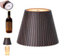 WILIT Wireless Bottle Lamp, 3-Level Brightness Cordless Table Lamp Shades, Touch Night Light for Nightstand, Battery Operated Light for Bedroom, Bar Decor&Living Room, Women Gifts, Mothers Day Gifts