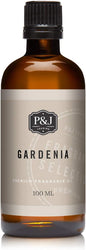 P&J Fragrance Oil Gardenia 100ml - Candle Scents, Soap Making, Diffuser Oil, Fresh Scent