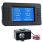 AC 80-260V 100A Multi-Function Power Monitor LCD Digital Display Voltage Current Frequency Power Factor Energy Meter Ammeter Voltmeter with Split Core Current Transformer