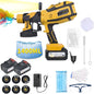 Cordless Paint Sprayer with Makita 2 * 4AH Batteries,6 Nozzles & 3 Spray Patterns & 10 Paint Bags & 1 Night Light,Spray Paint Gun with 1400ML Container,Paint Sprayer for House Wall Furniture Fence