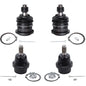 Detroit Axle - Front Ball Joints for Toyota 03-18 4Runner 07-14 FJ Cruiser 03-09 Lexus GX470, 4 Upper & Lower Ball Joints 2007 2