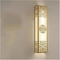 Chinese Style Bedroom Wall Lamp Strip Shaped Zen Background Wall Bedside Lamp Living Room,Simple