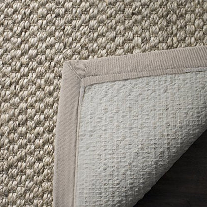 SAFAVIEH Natural Fiber Collection Runner Rug - 2' x 6', Marble, Sisal, Woven Design with Border (NF525C) - color: Marble, size: 2' x 6' (Runner)