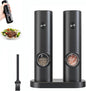 Electric Salt and Pepper Grinder Set,Battery Powered Automatic Pepper Mill with Adjustable Coarseness,Seasoning Tools for Kitchen BBQ Restaurant Outdoor, Dining or Gifting