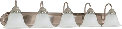 Nuvo Lighting 60/327 Traditional Five Light Vanity from Ballerina Collection in Bronze/Dark Finish