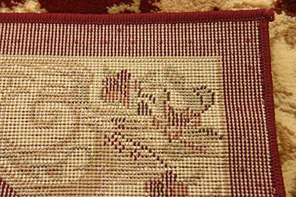 Unique Loom Versailles Collection Area Rug - Henry (2' x 3' 1" Rectangle Red/Brown) - color: Red/Brown, size: 2'2" x 3'1" (Rectangular)