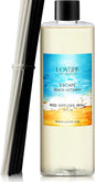 LOVSPA Escape Beach Getaway Diffuser Oil - Essential Oils for Diffuser Refill & Air Freshener Room Spray - Long-Lasting & Natural Home Fragrance, Scented Oil for Diffusers, USA Made, 8 oz