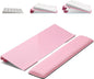 Laborio Computer Keyboard Stand for Desktop, 2-Level Height Adjustment Keyboard Wrist Rest, Non-Slip Key Board Riser Pad for Office, Gaming, and Home Desks(Pink)