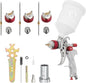INTERTOOL HVLP Air Spray Gun with 1.3/1.4/1.7 mm Nozzles - Sprayer for Car Paint, Automotive, Home, Furniture - Top & Base Coat, Clear Coat, Varnish, Primer, Stain, Lacquer - PT08-0153