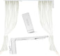 Electric Curtain Track, Retractable Motorized Curtains Rod For 2.2-3.2m/7-10.5ft, Automatic Curtain Opener w/Smart/Manual Control, Smart Curtains System for I-Rrail and U-Rail (For7-10.5ft)
