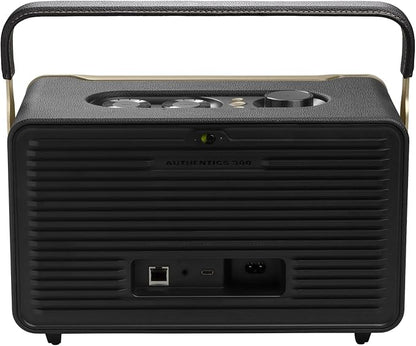 JBL Authentics 300 Portable Wireless Bluetooth Speaker (Black/Gold)