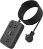NTONPOWER 6 Widely Spaced Outlet(2 Side) Power Strip with 4 USB Ports, Extension Cord 15 Ft