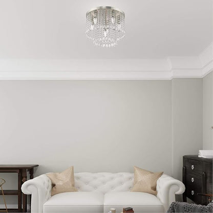 Livex Lighting 6 Lt Brushed Nickel Ceiling Mount