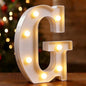 DyingSwan Small Led Marquee Letters, Light Up Letters, 8.58 Inch Led Letter Lights, Battery Powered Lighted Sign for Table, Party, Birthday, Christmas Decor (Letter G)