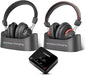 Avantree HT41899 Plus 2 - Dual Bluetooth Wireless Headphones for TV Watching with Transmitter & Charging Docks, aptX Adaptive & Low Latency Support, Compatible with Optical & 3.5mm AUX TVs