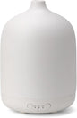 Ceramic Essential Oil Diffusers for Home, Decorative Bedroom Aromatherapy Scent Air Diffuser Ultrasonic Aroma Defusers 250ml with Timed-White