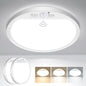 slochi 2Pack Motion Sensor Light Indoor Wired, 12 Inch 3000K/4000K/6500K Closet Lights Motion Sensored, 24W 2400LM Flush Mount Ceiling Light for Hallway Pantry Stairwell Porch, White