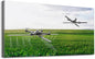 Wibinuki Wall Art Wall Decor Wall Paintings Drones spraying a field for Living Room Bedroom Bathroom Home Decor Can Be Hung Directly 20"x 40"