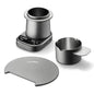 LAYBIRD MagAttach Modular Magnetic Coffee Scale with Timer, Espresso Scale for Pour Over Coffee, Flow Rate and Brew Ratio Display, Rechargeable Precision Scale