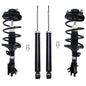 Detroit Axle - 3.5L Struts Shocks for Hyundai Santa Fe 2003-2006, 2 Front Ready Suspension Struts w/Coil Spring 2 Rear Shock Abs