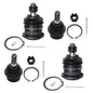 Detroit Axle - Front 4pc Ball Joints for 08-22 Toyota Sequoia, 07-21 Tundra, 4 Lower & Upper Ball Joints 2007 2008 2009 2010 201