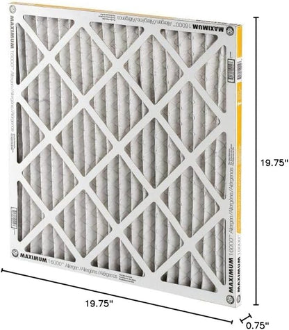 Arm & Hammer Max Allergen & Odor Reduction 20x20x1 Air and Furnace Filter, MERV 11, 4-Pack
