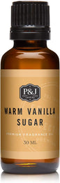 P&J Trading Fragrance | Warm Vanilla Sugar Oil 30ml - Candle Scents for Candle Making, Freshie Scent, Soap Making Supplies, Diffuser Oil Scents