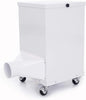 Extract-All Mobile HEPA Air Scrubber and Negative Air Filter Machine, for Industrial Commercial Medical Contamination, Isolation Rooms Usage Heavy Duty Fume Extractor and Source Capture Purifier