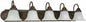 Nuvo Lighting 60/327 Traditional Five Light Vanity from Ballerina Collection in Bronze/Dark Finish