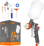 REFINE Air Spray Gun, Auto Paint Gun with 1.4mm Nozzle, Easy to Use Gravity Feed Paint Spray Gun, Professional Auto Body Paint Sprayer for Cars, House, Furniture Painting with Air Pressure Gauge
