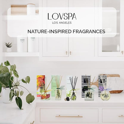 LOVSPA Soothe Tahitian Vanilla Diffuser Oil - Luxury Essential Oils for Diffuser Refill & Air Freshener Room Spray - Long-Lasting & Natural Home Fragrance, Scented Oil for Diffusers, USA Made, 4oz