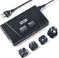 DOACE 800W Pure Sine Wave Voltage Converter US to Europe- 220V to 110V Converter for European Travel, No Limitation Step Down Transformer w/ 35W PD for Hair Straightener Curler CPAP Laptop Cell Phone