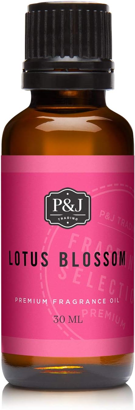 P&J Trading Fragrance Oil | Lotus Blossom Oil 30ml - Candle Scents for Candle Making, Freshie Scents, Soap Making Supplies, Diffuser Oil Scents