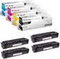 CS Replacement Toner Cartridge Compatible with HP 202A CF500A Black CF501A Cyan CF503A Magenta CF502A Yellow Pro MFP M281fdw M254dw M281dw M254dn M254nw M281fdn M281cdw M280nw M281 4 Color Set