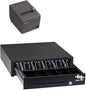 EOM-POS Hardware Bundle for Square - Cash Drawer and Thermal Receipt Printer,[Compatible with Square Stand and Square Register]