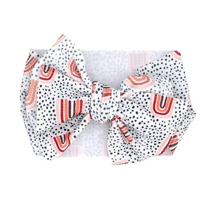 Baby Headbands for Girls Hair Bows Turban Knotted Donut Headwraps for Newborn Infant Toddlers Kids (PR10-8PCS)