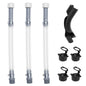 Glowentix Practical Refueling Set with 3 PCS Gas Can Hoses, 1 PCS Hose Bender, and 4 Vent Caps Compatible with3/5/5.5 Gallon VP