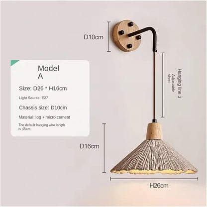 Bedroom Wall Lamp Led Bedside Atmosphere Creative Designer Personality Fashion Living Room Background,Contemporary(3 Changeable Color,Dia26X16CM)