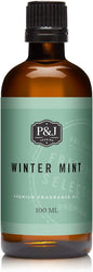 P&J Trading - Winter Mint Scented Oil 100ml - Fragrance Oil for Candle Making, Soap Making, Diffuser Oil