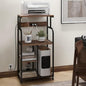 VEDECASA Large Printer Stand Cart with Charging Station USB Port 21.2"x15.7"x42.3" Rolling Tall 3-Tier Printer Stand with Adjustable Shelf Storage Home Office